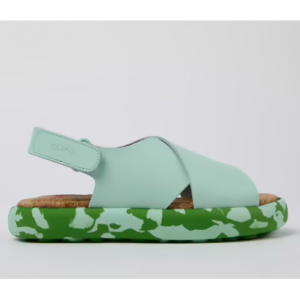 Pelotas Flota 蓝色真皮绑带凉鞋 儿童款