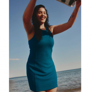Athleta Seasoft 罗纹运动连衣裙