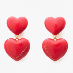 Kate Spade 愛心耳環