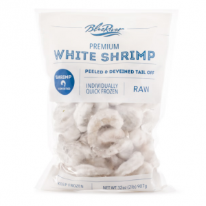 生南美白虾 去尾虾仁 21-25只 冷冻 2 磅