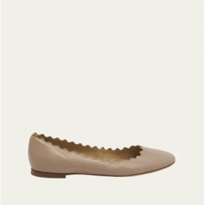 Chloe Lauren Scalloped 芭蕾平底鞋