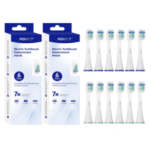 PERECT Replacement Toothbrush Heads 12-Pack for Philips Sonicare @ Amazon