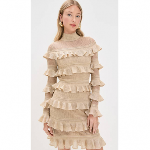 Zimmermann Illuminate Metallic Frill 连衣裙