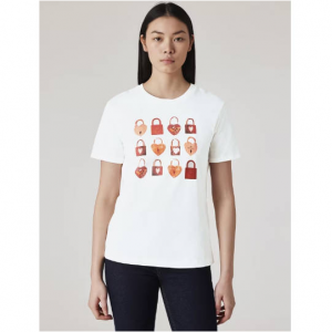 Paul Smith 'Heart Padlock' 女士T恤