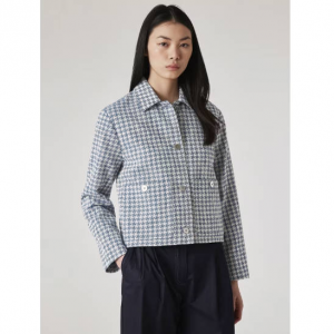 Paul Smith Cotton-Blend Dogtooth 女士夹克