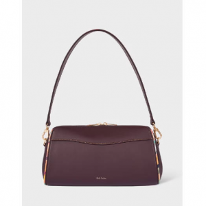 Paul Smith Burgundy Inverted 'Dusky Swirl' 女士单肩包