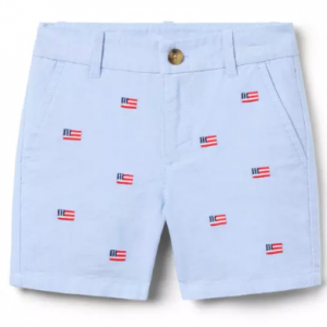 Embroidered Flag Oxford Short