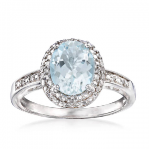 Ross-Simons aquamarine 戒指
