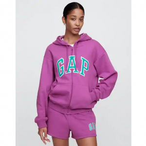 Gap Relaxed Gap Logo Zip 连帽卫衣