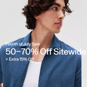 Gap Factory 独立日大促 全场基础款低至3折+额外85折限时特惠  