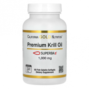 California Gold Nutrition, 含 Superba2™ 的优质磷虾油，1,000 mg，60 粒软凝胶 @ iHerb