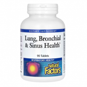 Natural Factors, 肺、支气管和鼻窦健康，90 片