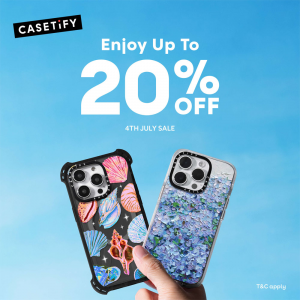 Casetify官网独立日全场热卖 收iPhone三星手机壳iPad壳手机链等
