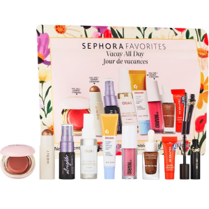 Sephora Favorites上新！Vacay All Day化妆小样套装相当于4折 含Glossier, Rare Beauty, Urban Decay, YSL等
