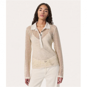 rag & bone Liv Mesh Polo衫