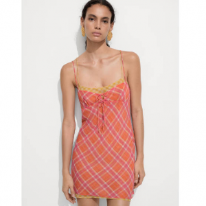 Mango Contrasting 印花连衣裙