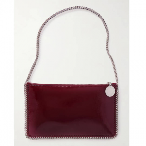 STELLA MCCARTNEY  褶皱漆皮单肩包