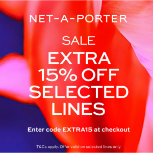 NET-A-PORTER 折扣区NIKE、SELF-PORTRAIT、STELLA MCCARTNEY、AQUAZZURA等时尚大牌服饰鞋包折上折限时特惠