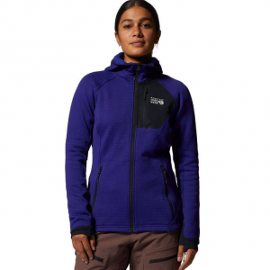 Mountain Hardwear Polartec Power Grid 女士全拉链连帽夹克