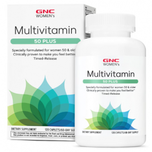 GNC 女性复合维生素胶囊 50+ - 120 粒（60 份）