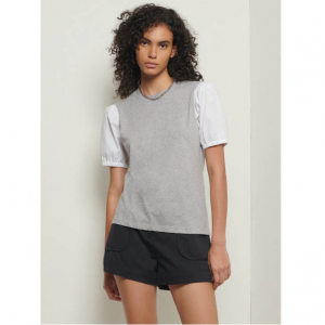 Derek Lam Eva泡泡袖T恤