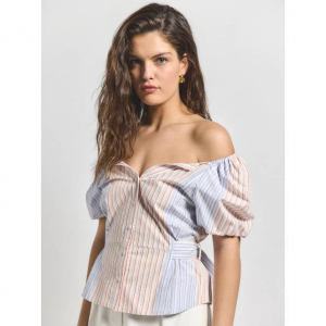 Derek Lam Davina 露肩束带上衣