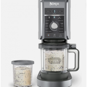 Ninja CREAMi Deluxe 11-in-1 冰淇淋机（含两个 24 盎司品脱冰淇淋杯）- NC501