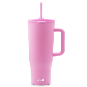 Ello Ultra Clean 40 oz Stainless Steel Tumbler with Handle, Pink @ Walmart