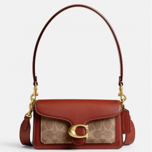 Coach Tabby 20 Signature Leather Shoulder Bag