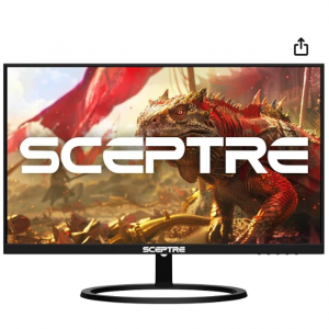 Amazon - Sceptre IPS 27 英寸 2K 2560 x 1440p QHD 75Hz 显示器，6.2折