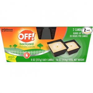 OFF! 香茅蜡烛 8盎司 2件 @ Amazon