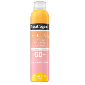 Amazon Neutrogena日常防晒喷雾SPF 60+ 5oz热卖