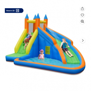 Walmart - Costway 充气水滑梯，直降$214 