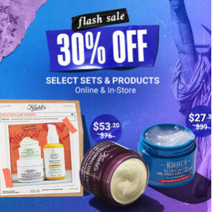 30% Off Flash Sale @ Kiehl's