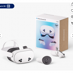 Walmart - Meta Quest 3S 128GB + 《蝙蝠侠：阿卡姆暗影》和 Meta Horizo​​n+ 3 个月试用版 - 一体式耳机，直降$50