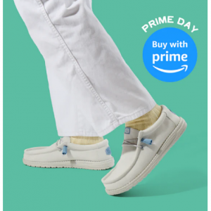 Hey Dude Shoes官网Prime会员日大促低至5折+额外8折，男女鞋子好价格
