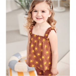 Hanna Andersson Sleeveless Smocked Top