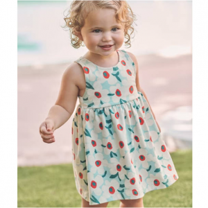 Hanna Andersson Baby Crossback Dress & Bloomers Set