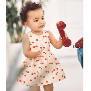 Hanna Andersson Baby Poplin Dress & Bloomers Set