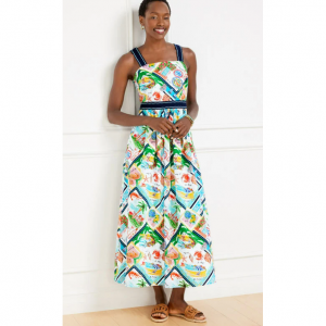 现代府绸修身喇叭裙