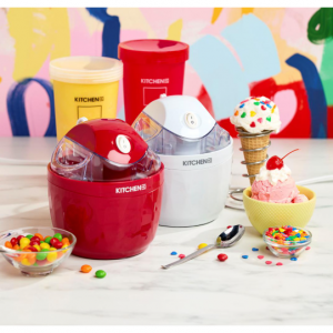 Kitchen HQ 2-pack Ice Cream Makers with One-Pint Containers