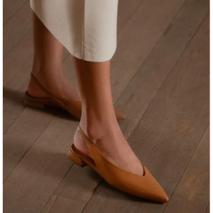 The Rosanna低跟尖头鞋