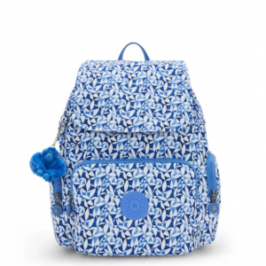 Kipling City Zip 小号印花双肩包