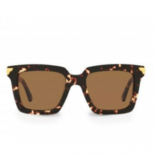 BOTTEGA VENETA BV Hinge Detail Sunglasses Brown