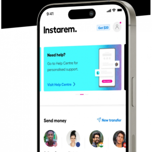 InstaReM - 美元转账，最低$5起