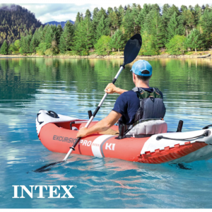 INTEX 68303EP Excursion Pro K1 Inflatable Kayak Set @ Amazon