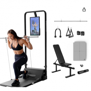 Amazon - Gym Monster 智能家用健身房，包含多功能力量训练机等多种健身机器，7.8折