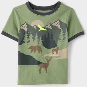 Baby And Toddler Boys Graphic Top - green
