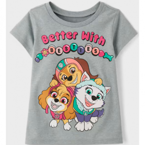 Toddler Girls Paw Patrol™ Friends Graphic Tee - gray