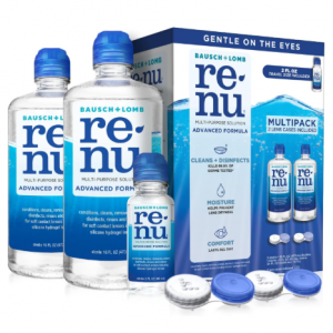 Renu 博士伦隐形眼镜护理液 16oz x 2瓶 + 2oz旅行装 @ Amazon